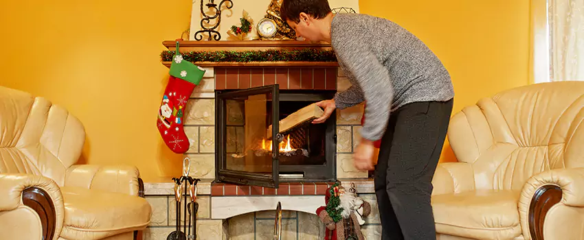 Rusted Metal Fireplace Restoration in Socastee, South Carolina