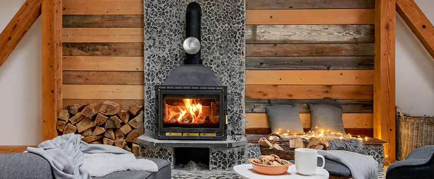 Thelin Hearth Products Direct Vent Gas Stove Fireplace Inspection in Socastee, South Carolina